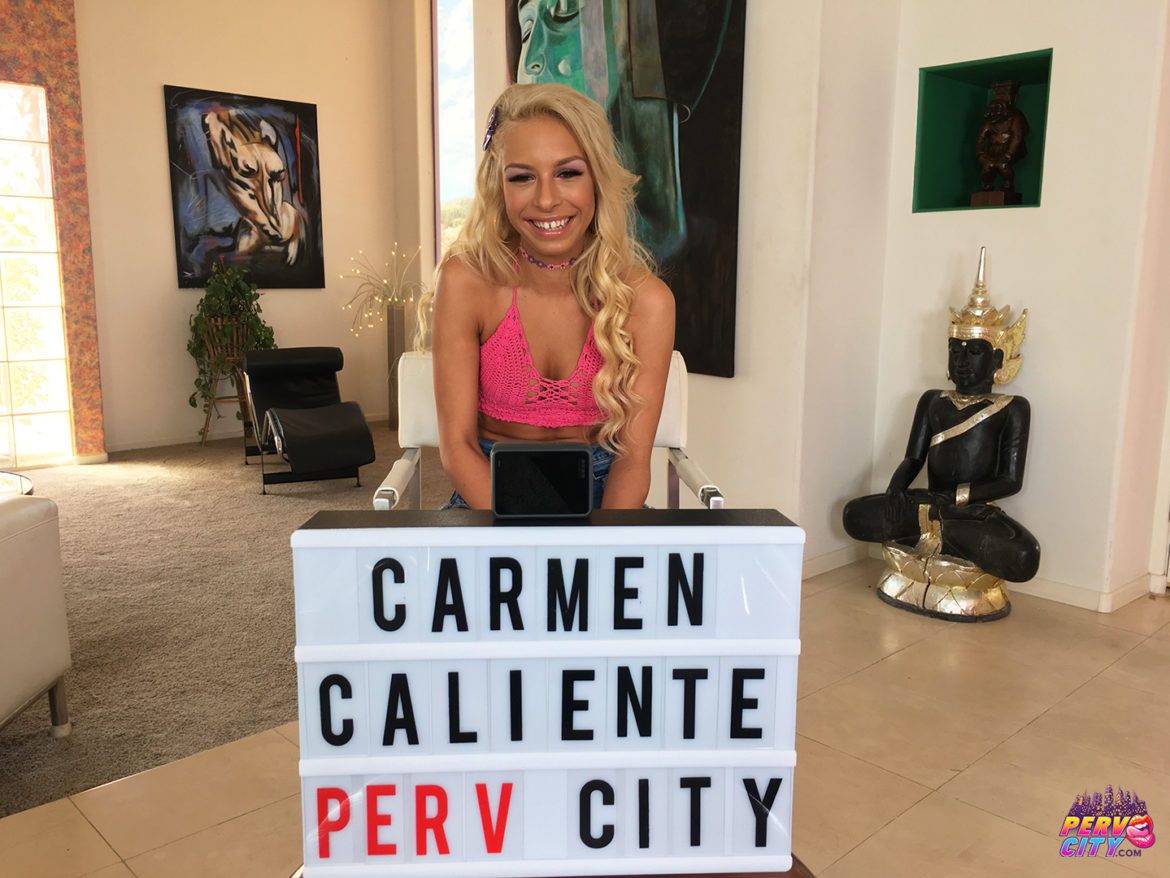 Carmen Caliente, Chris Strokes, PervCity, Banging Beauties, pussy, latina, teen, big cock, blonde, ass play. bts, selfies